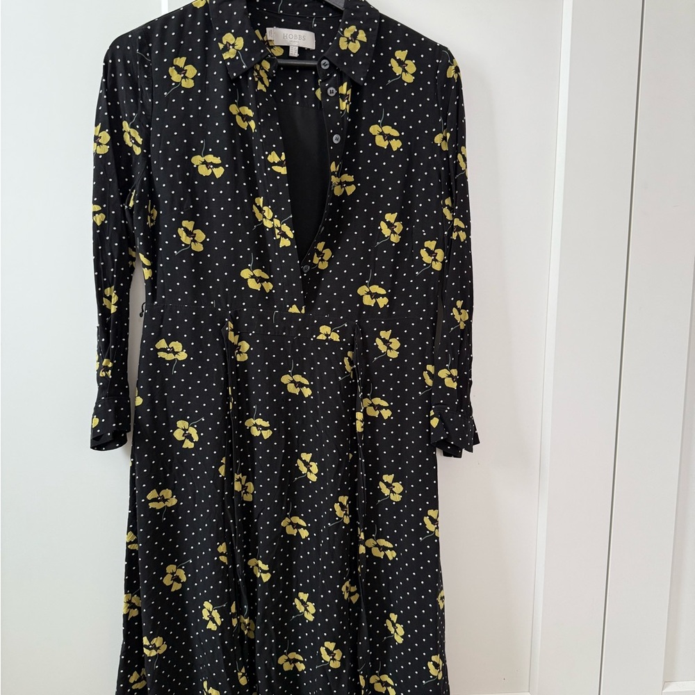 Floral Black Dress